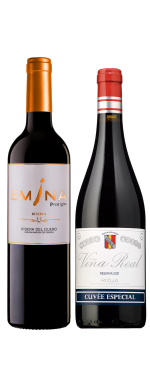 Emina Prestigio Reserva 2022 + Viña Real Cuvée Especial Reserva 2021