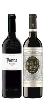 Protos Genesis 2024 and Familia Valdelana Reserva 2021