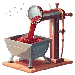 Despalillado y estrujado